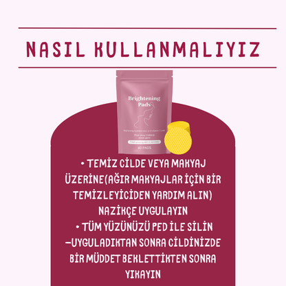 Aydınlatıcı Yüz Pedleri